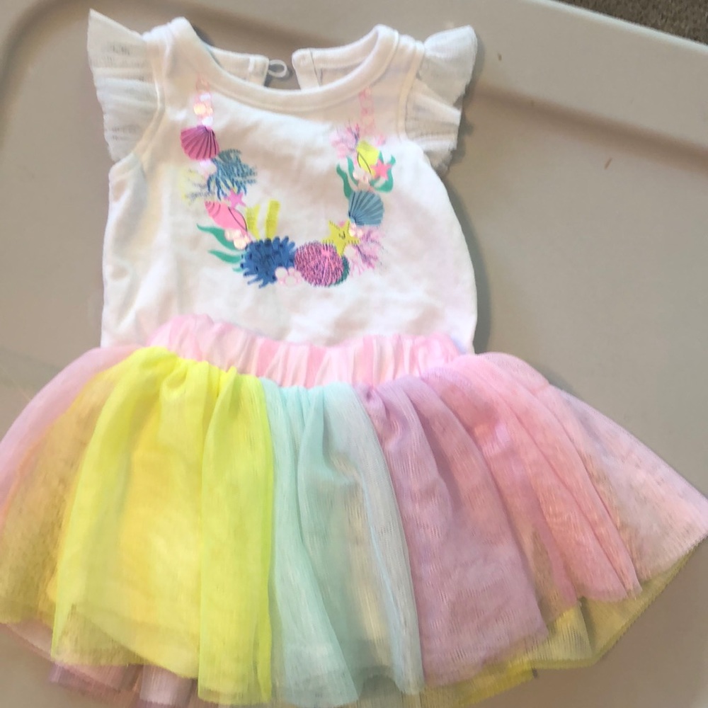 Cat and Jack onsie and tutu